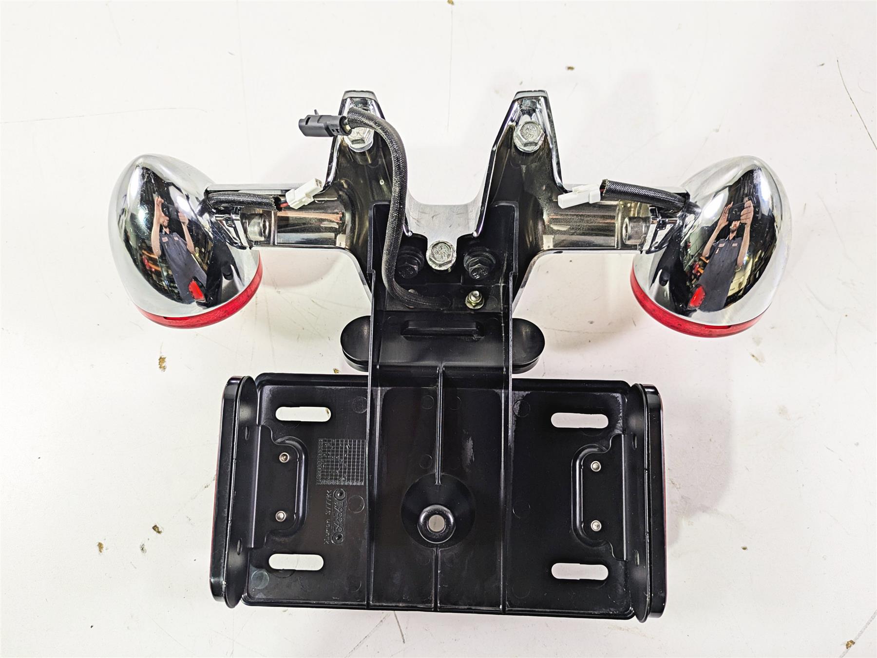2019 Indian Chieftain Limited Taillight Blinker Plate Holder Set 5141811 5143494 {{ shop.shopifyCountryName }} - Mototech271