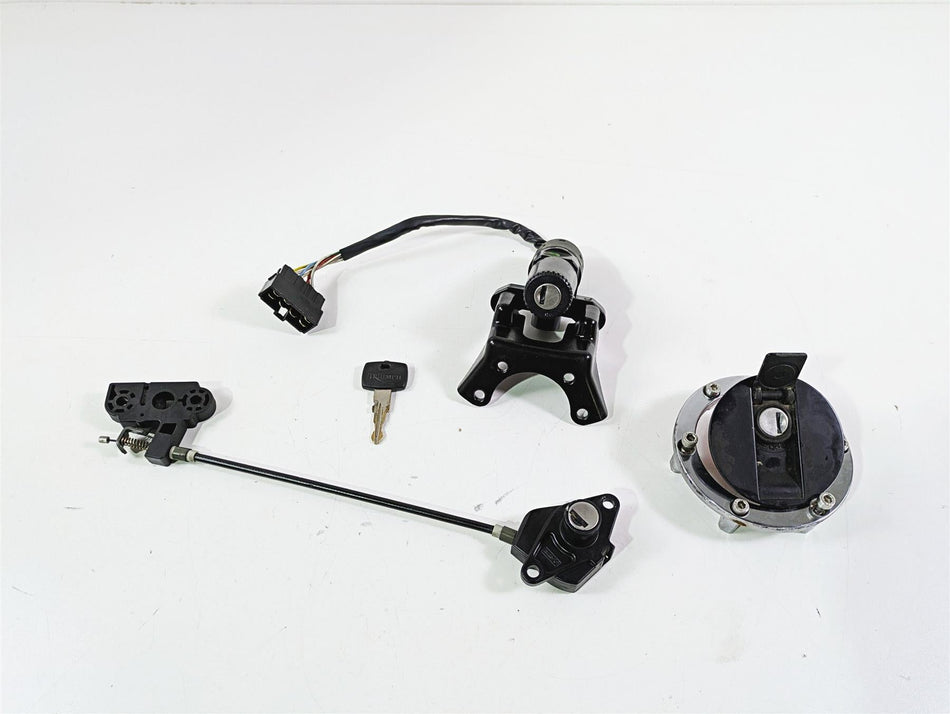 2006 Triumph Rocket 3 Ignition Switch Key Lock Tank Cap Set T2501074 T2502540 {{ shop.shopifyCountryName }} - Mototech271
