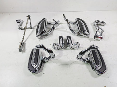 2007 Harley Touring FLHTCU SE CVO E-Glide Full Chrome Floor Board Set 50688-04 {{ shop.shopifyCountryName }} - Mototech271