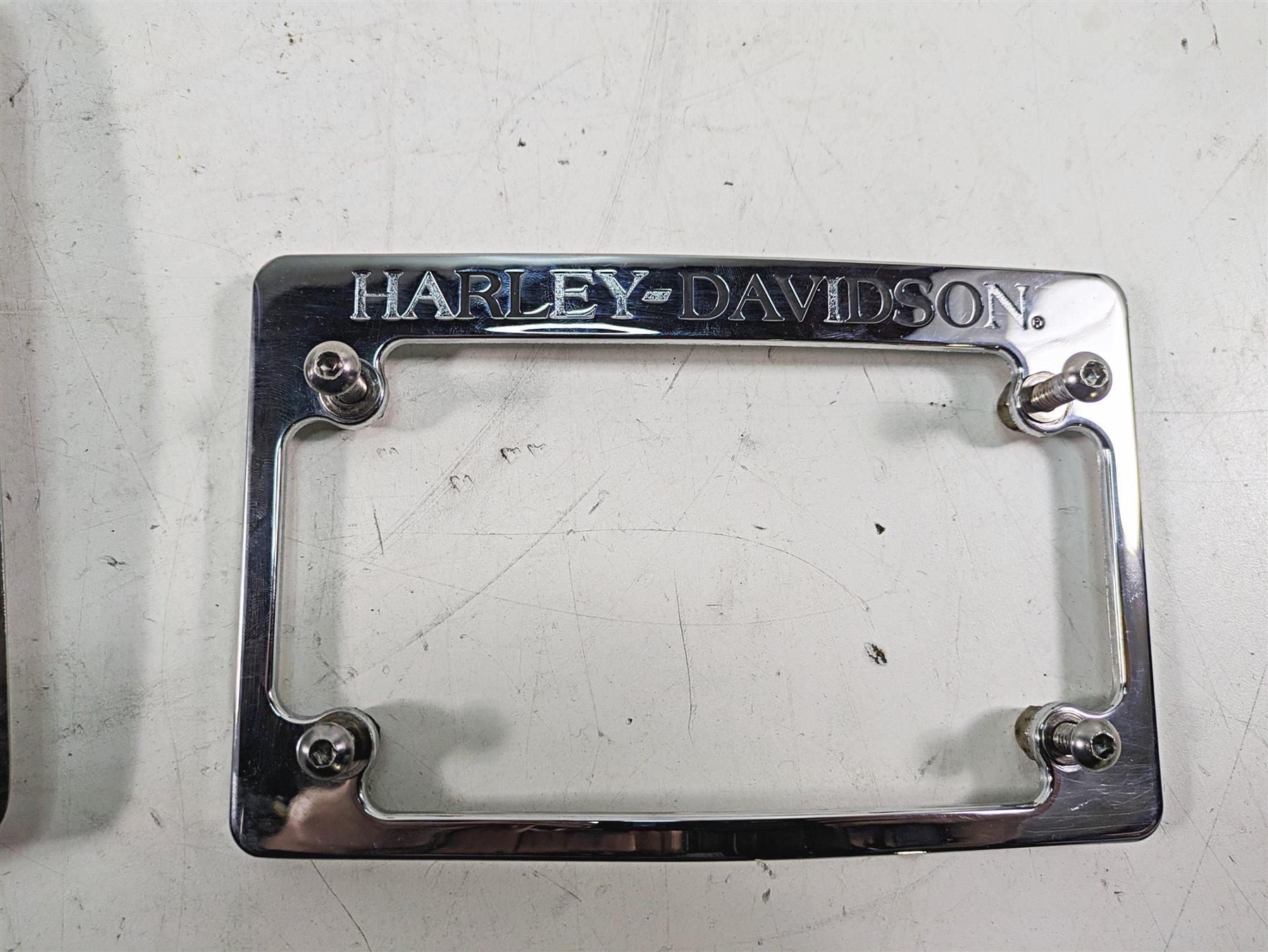 2000 Harley FXSTS Softail Springer Aftermarket License Plate Mount Bracket {{ shop.shopifyCountryName }} - Mototech271