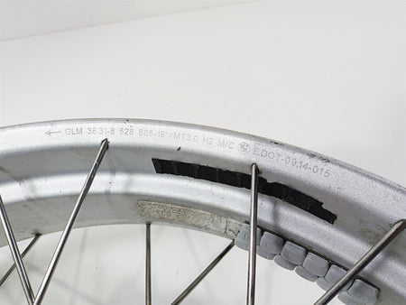 2015 BMW R1200GS K50 Front Wheel Rim 19x3 - 1.4mm Runout 36318528529 {{ shop.shopifyCountryName }} - Mototech271