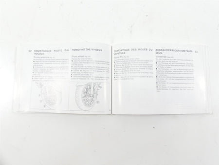 2001 Moto Guzzi California Sp 1100 Owners Manual GU03900030 {{ shop.shopifyCountryName }} - Mototech271