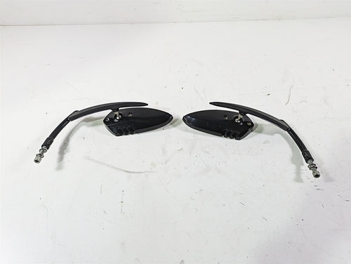2008 Harley Touring FLHTCU E-Glide 105TH Kuryakyn Black Rambo Scythe Knife Blade Mirrors 1760 | Mototech271