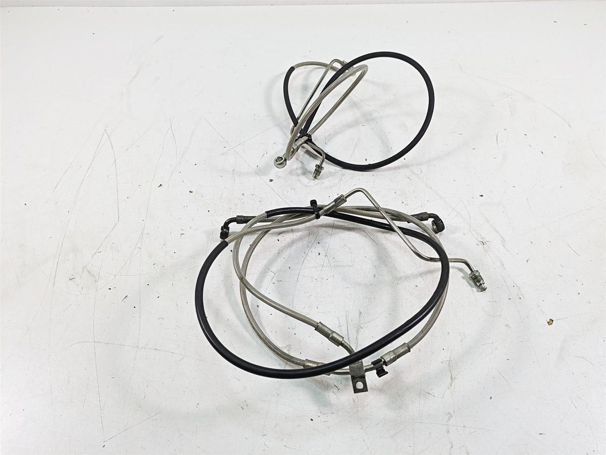 2014 Moto Guzzi California 1400 T Abs Front Brake Line Hose Set 887583 887582 {{ shop.shopifyCountryName }} - Mototech271