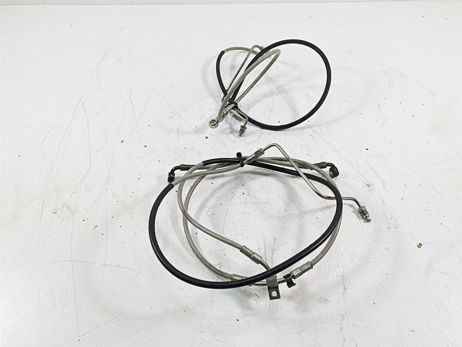 2014 Moto Guzzi California 1400 T Abs Front Brake Line Hose Set 887583 887582 {{ shop.shopifyCountryName }} - Mototech271