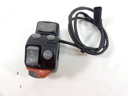 2009 BMW R1200GS K255 Adv Left Hand Control Switch Esa Abs Fog Light 61317704617 {{ shop.shopifyCountryName }} - Mototech271