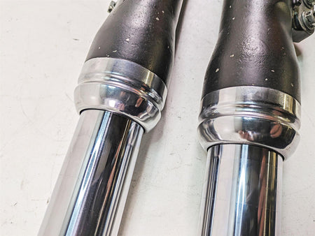 2009 Harley FXDC Dyna Super Glide Custom Straight Front Fork Legs 49mm 45947-06 {{ shop.shopifyCountryName }} - Mototech271
