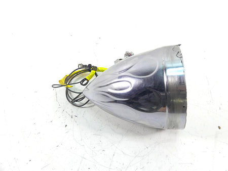 2009 Big Dog K9 Flames Skull Headlight Headlamp Head Light Lamp -Read {{ shop.shopifyCountryName }} - Mototech271