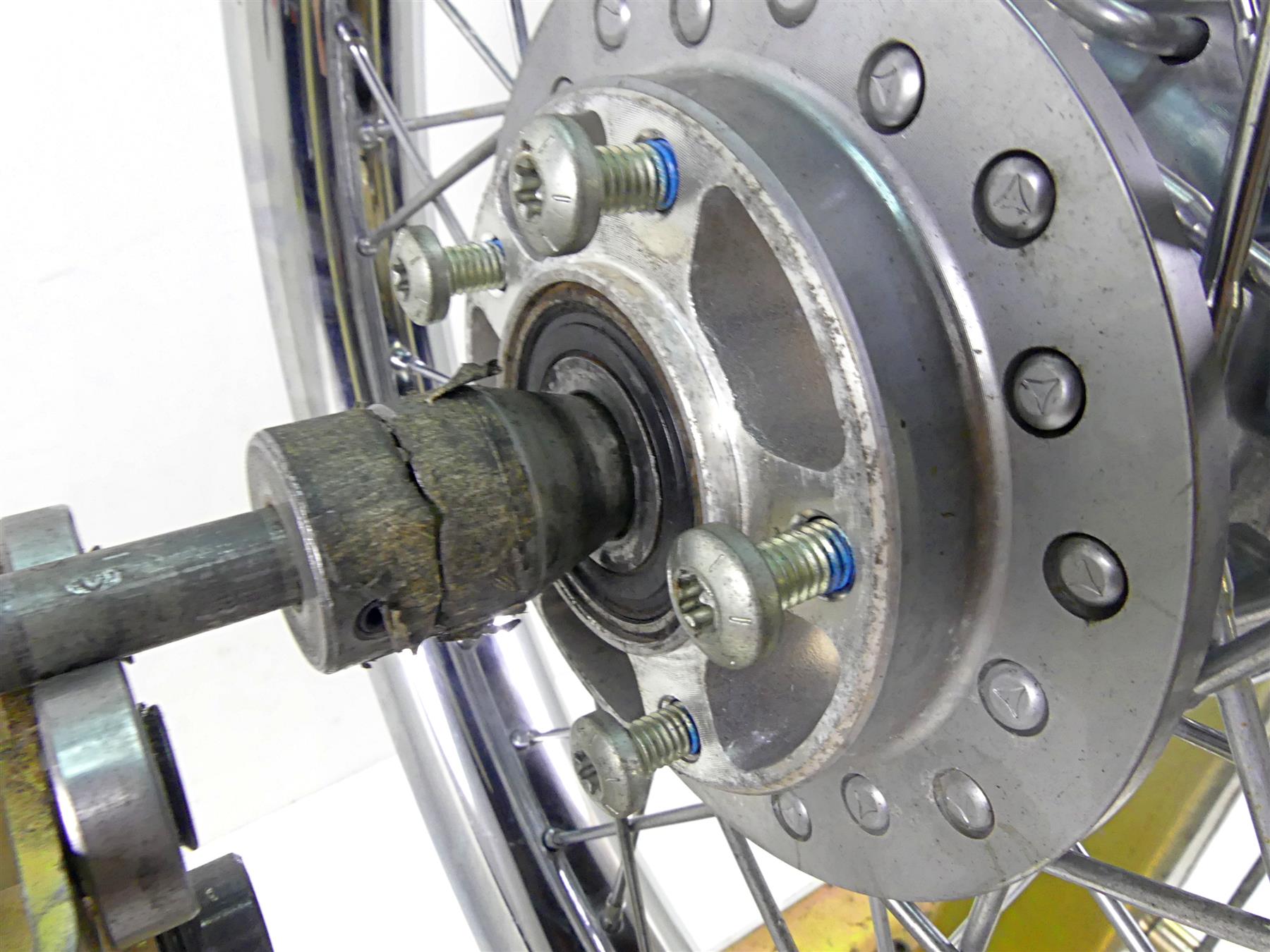 2005 Harley Sportster XL1200 C Straight 21x2.15 Front Wheel Spoke 43557-05A {{ shop.shopifyCountryName }} - Mototech271