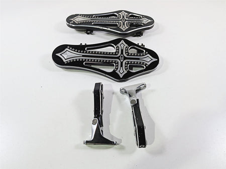2017 Harley Touring FLHXS Street Glide Precision Billet Darkside Floor Board DRK-410-ALL-BLK {{ shop.shopifyCountryName }} - Mototech271