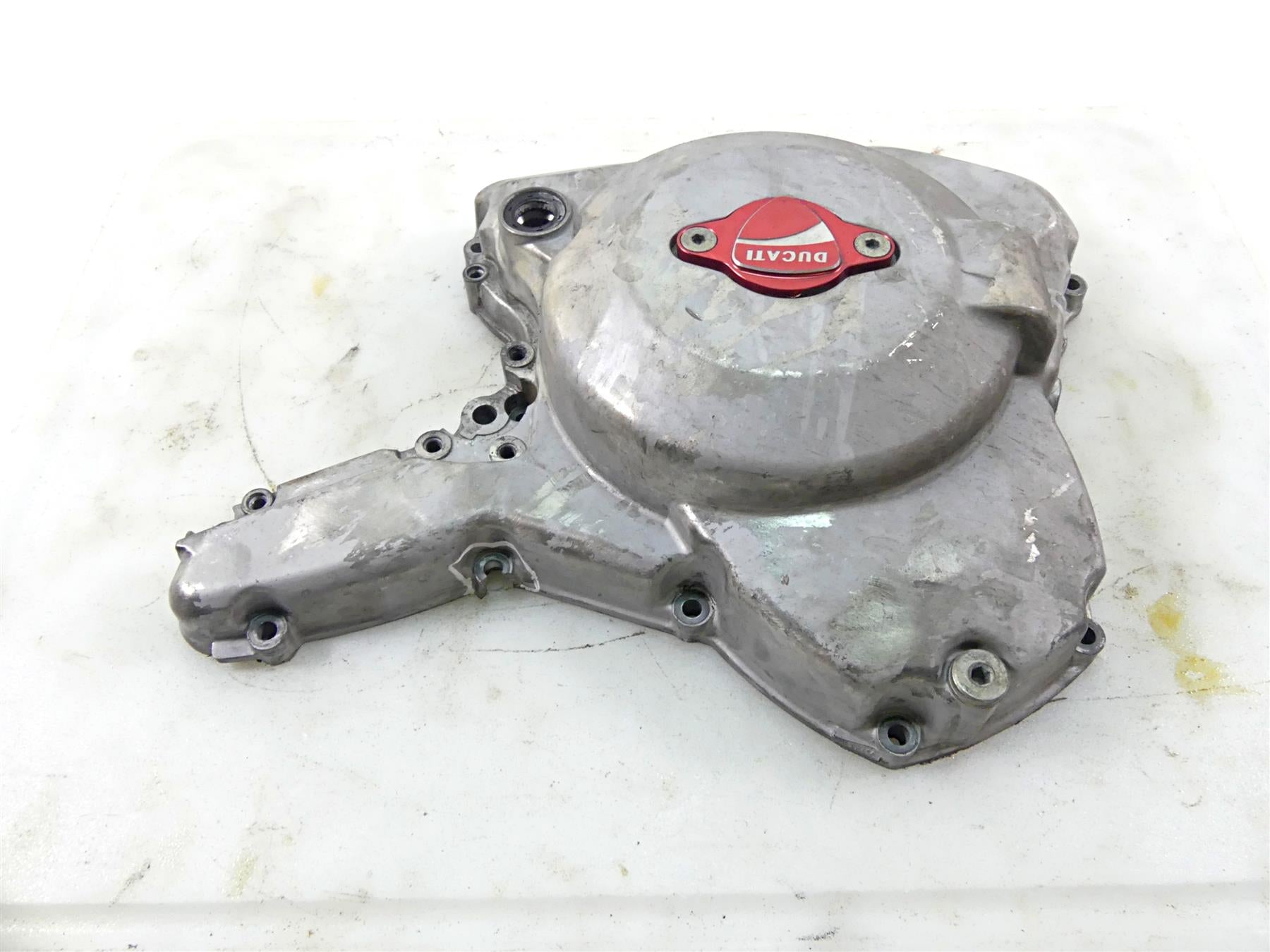 2012 Ducati Monster 1100 EVO Left Side Stator Case Cover -Read 24230791C {{ shop.shopifyCountryName }} - Mototech271