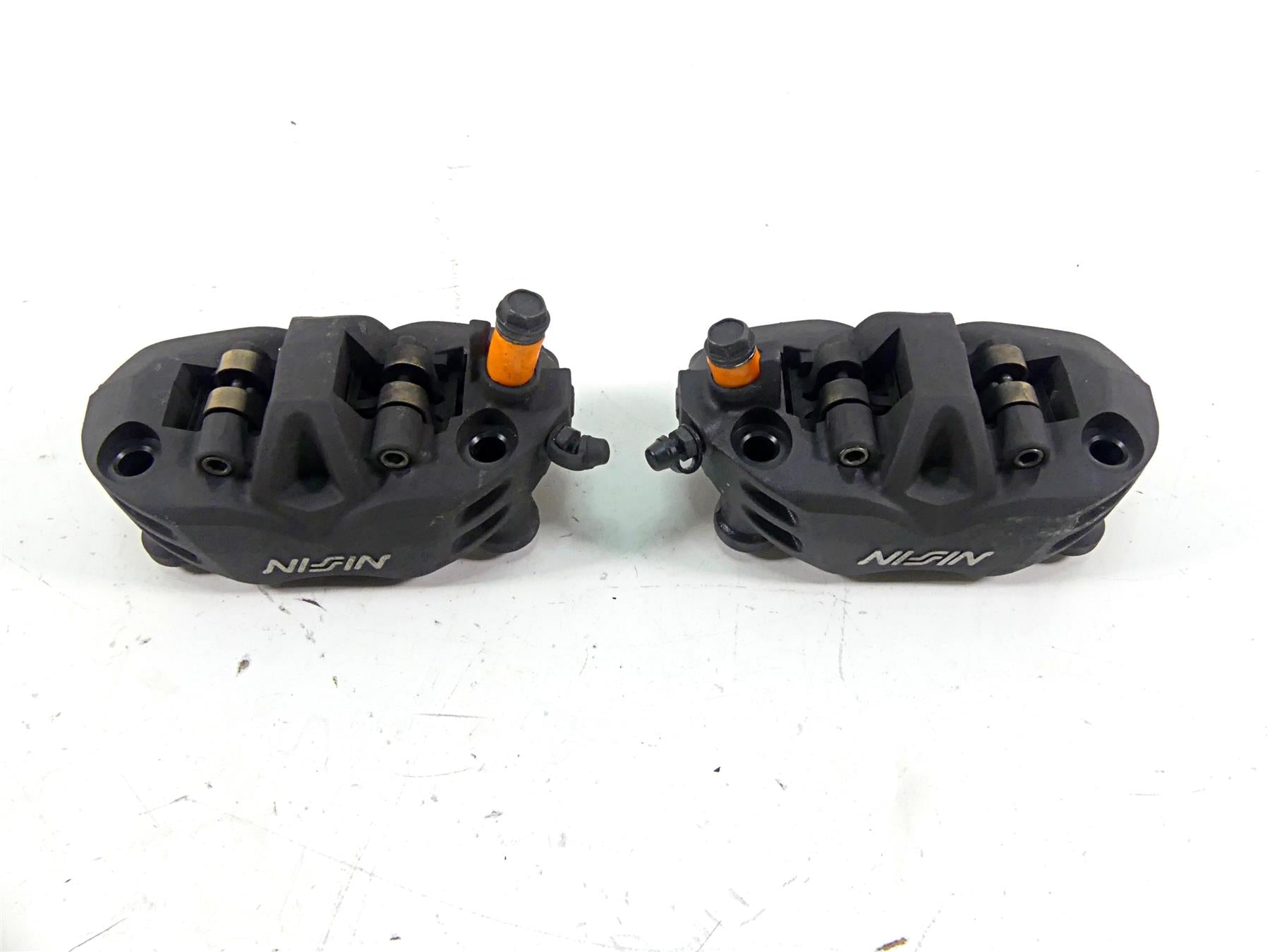 2010 Kawasaki ZX1400 ZX14 R Ninja Nissin Front Brake Caliper Set 43080-0046-DJ {{ shop.shopifyCountryName }} - Mototech271