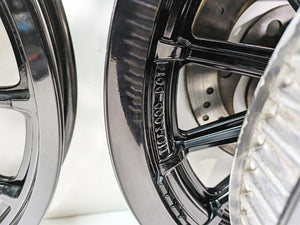 2005 Harley Dyna FXDL Low Rider Black Front Rear Wheel Set 16x3 19x2.15 43499-00 | Mototech271