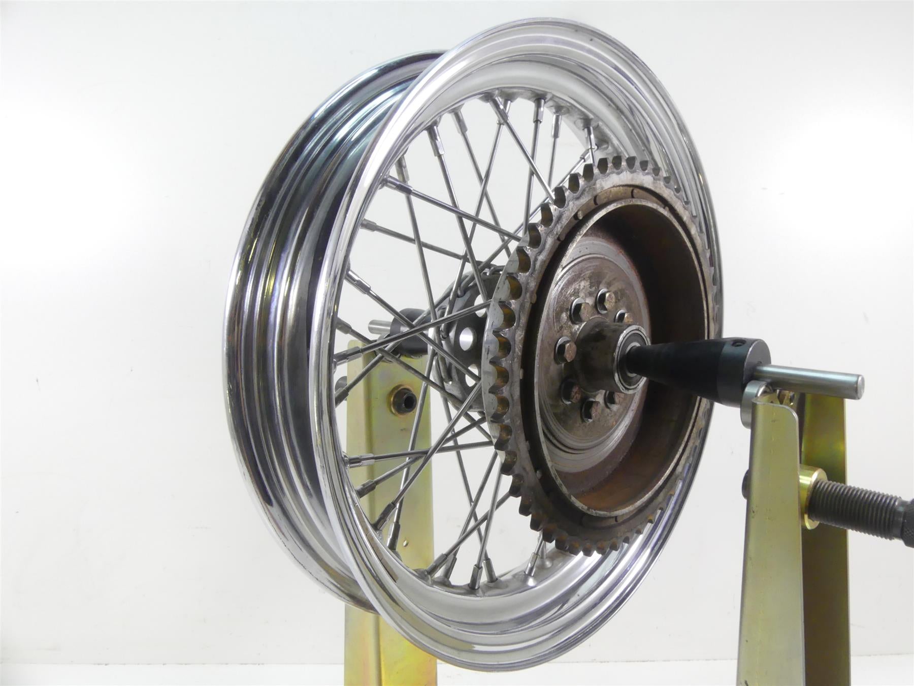 1978 Harley XLH1000 Sportster Ironhead Straight Rear Spoke 16x3 Wheel 40989-70 | Mototech271