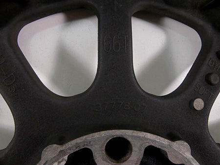 2011 Harley Softail FXS Blackline Rear Drive Belt Pulley Sprocket 66T 37778-07 {{ shop.shopifyCountryName }} - Mototech271