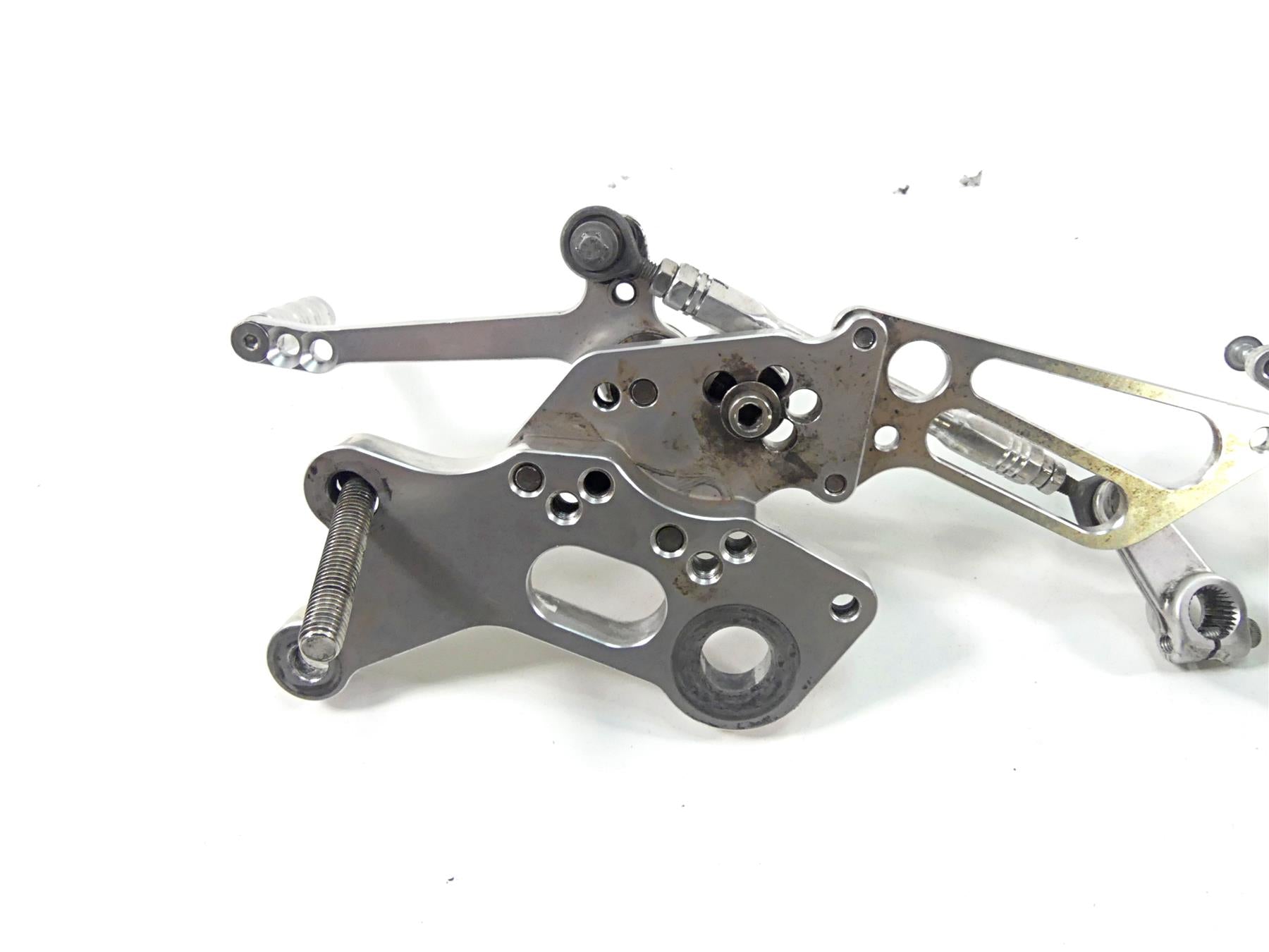 2012 Ducati Monster 1100 EVO Aluminum Left Right Rearset Footpeg Shifter Set {{ shop.shopifyCountryName }} - Mototech271