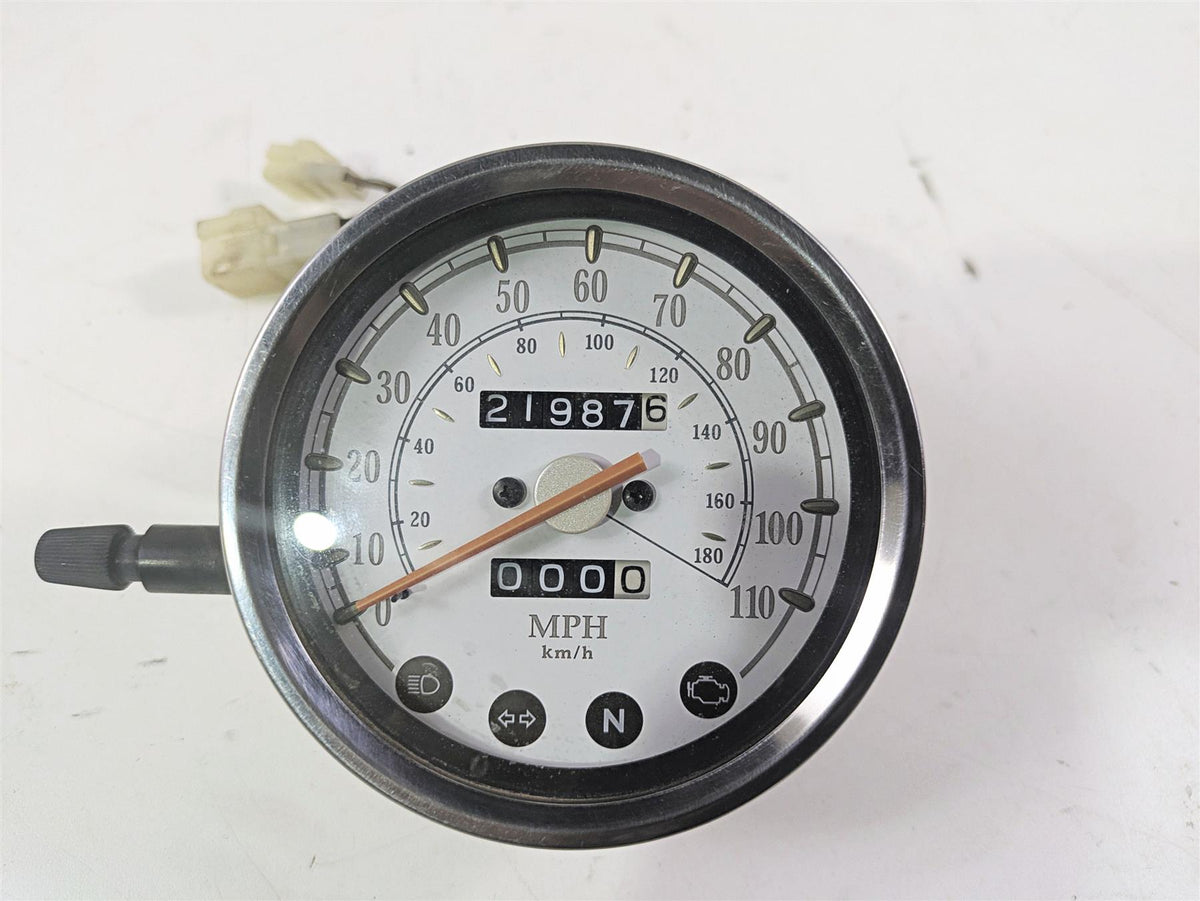 2006 Yamaha XVS650 V-Star Classic Speedometer Gauge - 21k 5SC-83580-50-00 {{ shop.shopifyCountryName }} - Mototech271