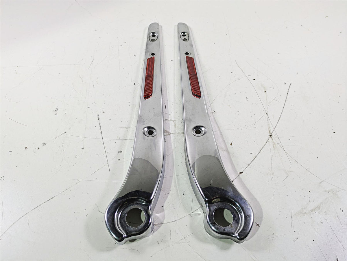 2007 Harley FXDWG Dyna Wide Glide Rear Fender Chrome Struts Braces 59893-06 {{ shop.shopifyCountryName }} - Mototech271