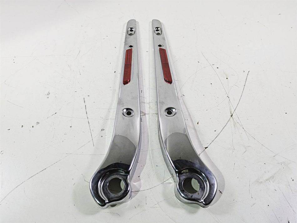 2007 Harley FXDWG Dyna Wide Glide Rear Fender Chrome Struts Braces 59893-06 {{ shop.shopifyCountryName }} - Mototech271