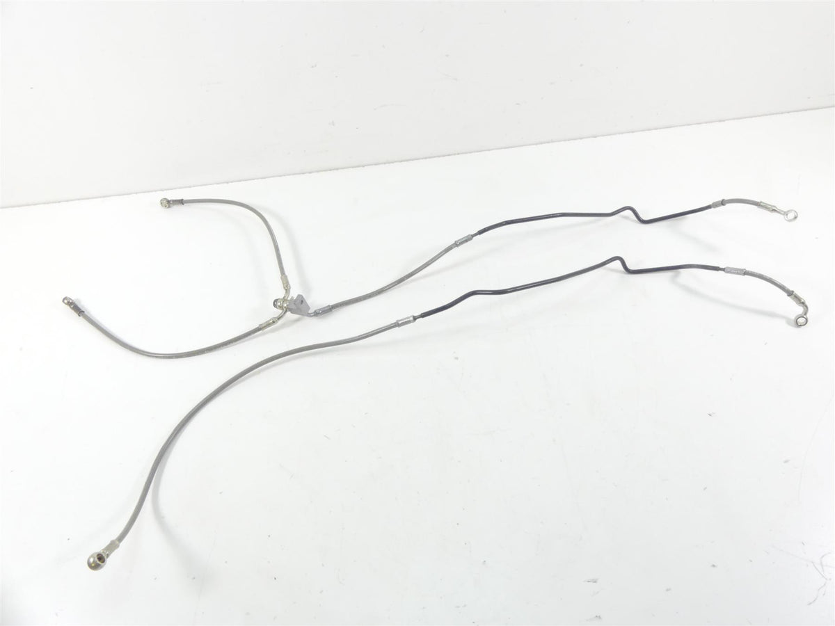 2018 Triumph Street Triple 765RS Front Abs Brake Line Hose Set T2021506 T2022708 {{ shop.shopifyCountryName }} - Mototech271