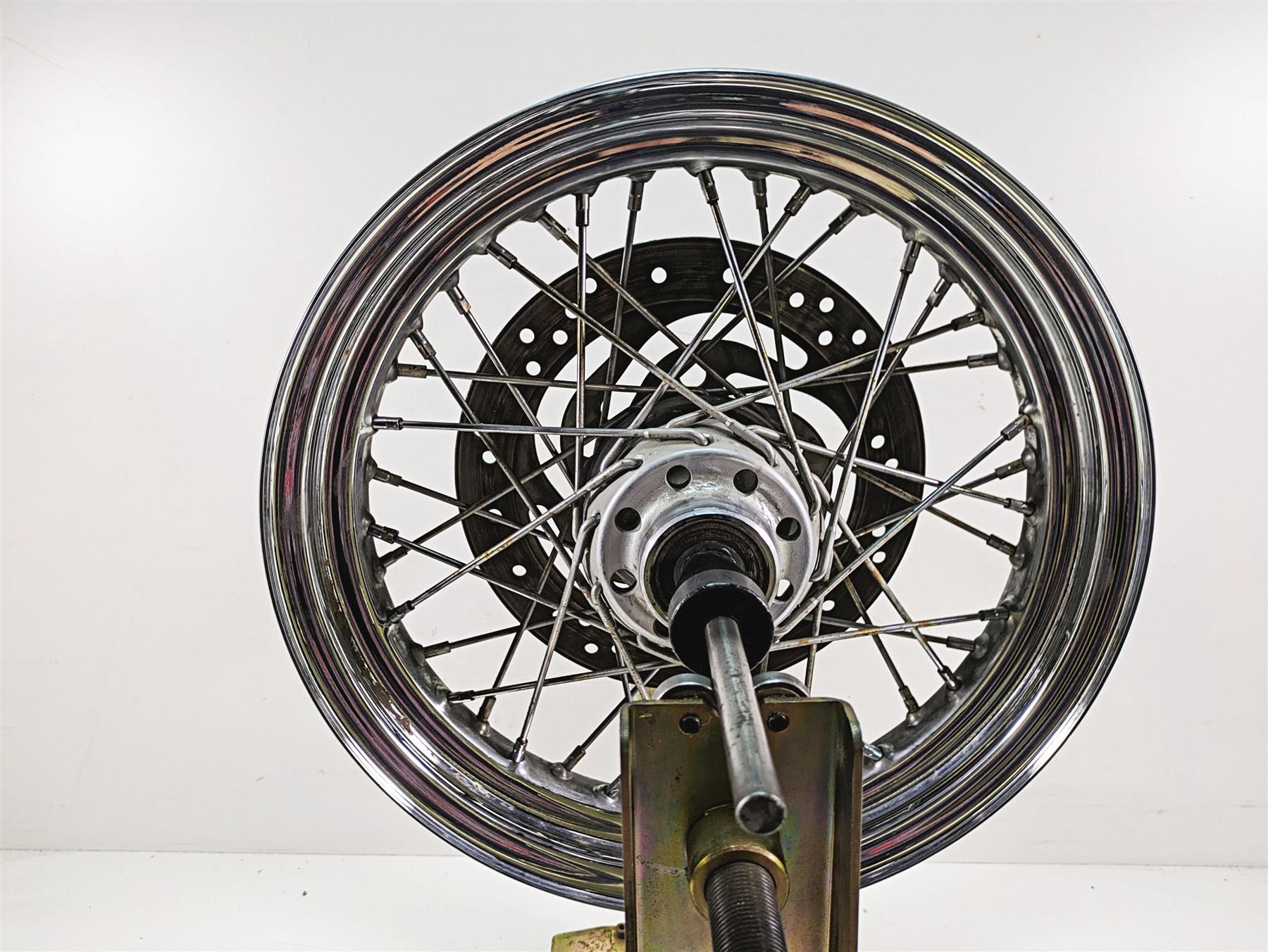 2013 Harley Softail FLSTC Heritage Classic 16x3 Front Wheel Rim & Cover 41559-08 {{ shop.shopifyCountryName }} - Mototech271