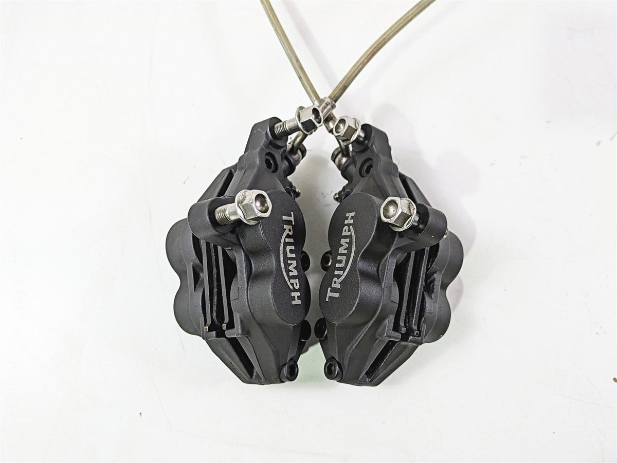 2006 Triumph Rocket 3 Front Brake Caliper Set & Lines T2020837 T2020388 {{ shop.shopifyCountryName }} - Mototech271
