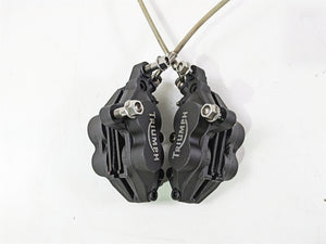 2006 Triumph Rocket 3 Front Brake Caliper Set & Lines T2020837 T2020388 | Mototech271
