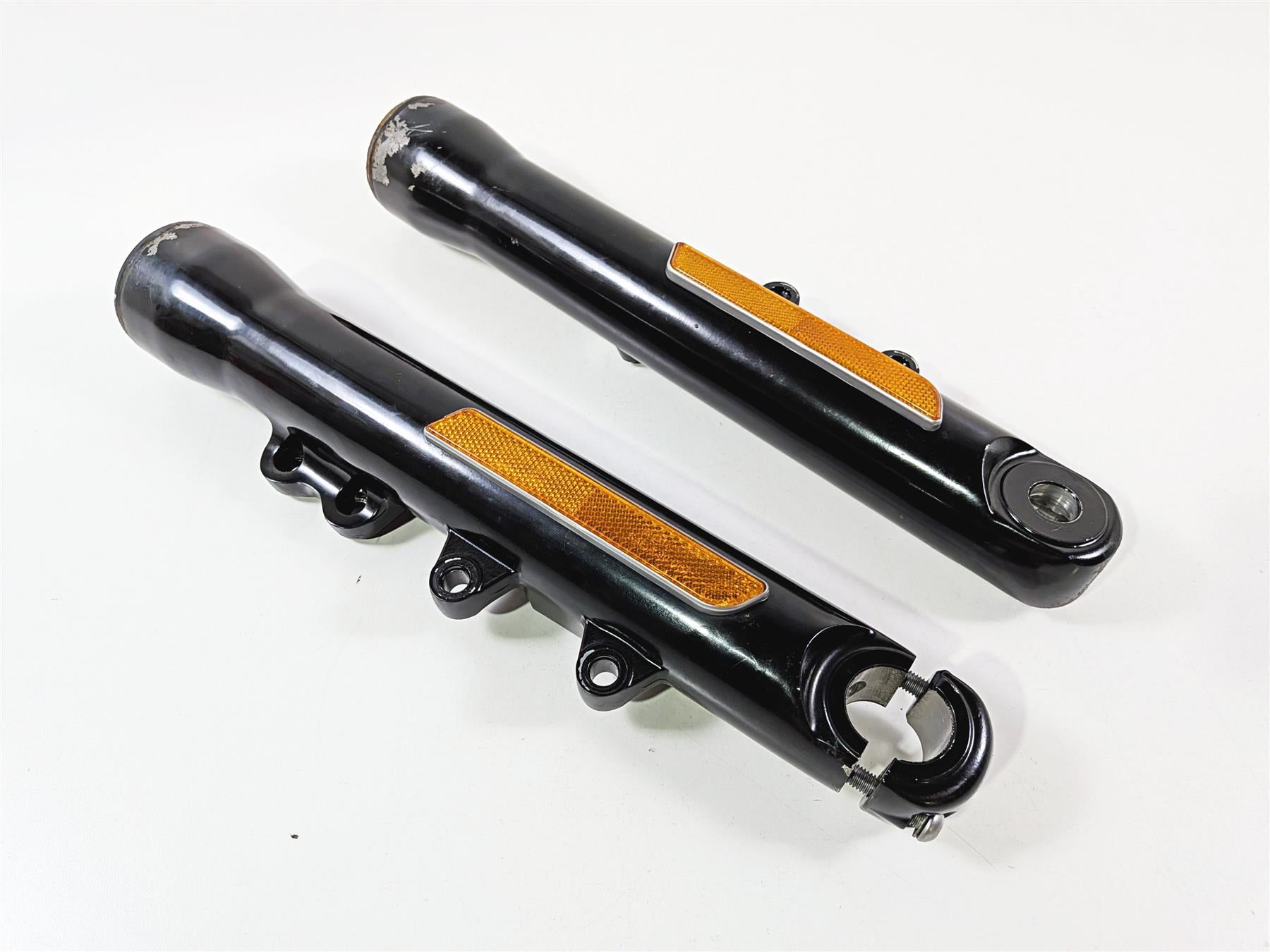 2011 Harley FXDF Dyna Fat Bob Front 49mm Dual Caliper Fork Sliders 48623-08A {{ shop.shopifyCountryName }} - Mototech271