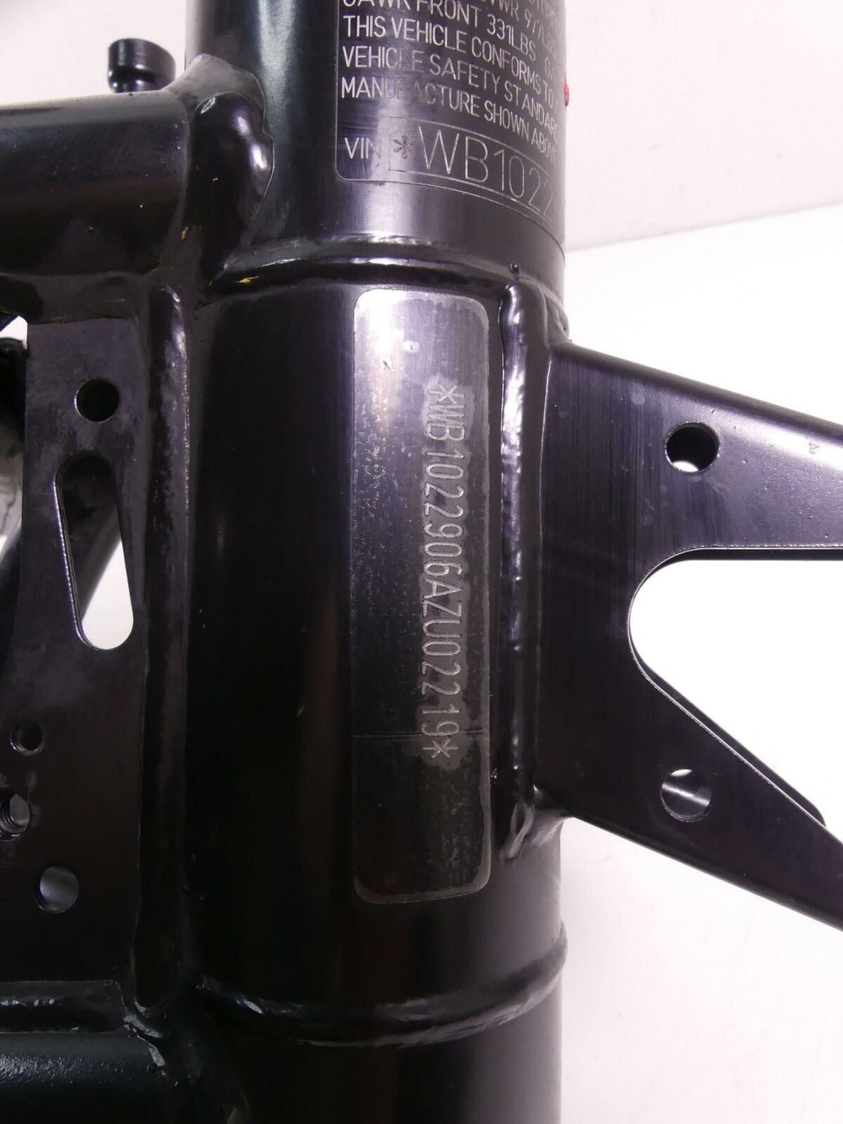 2010 BMW F800GS K72 Straight Main Frame Chassis Cln Ez Rgstr 46517676539 {{ shop.shopifyCountryName }} - Mototech271