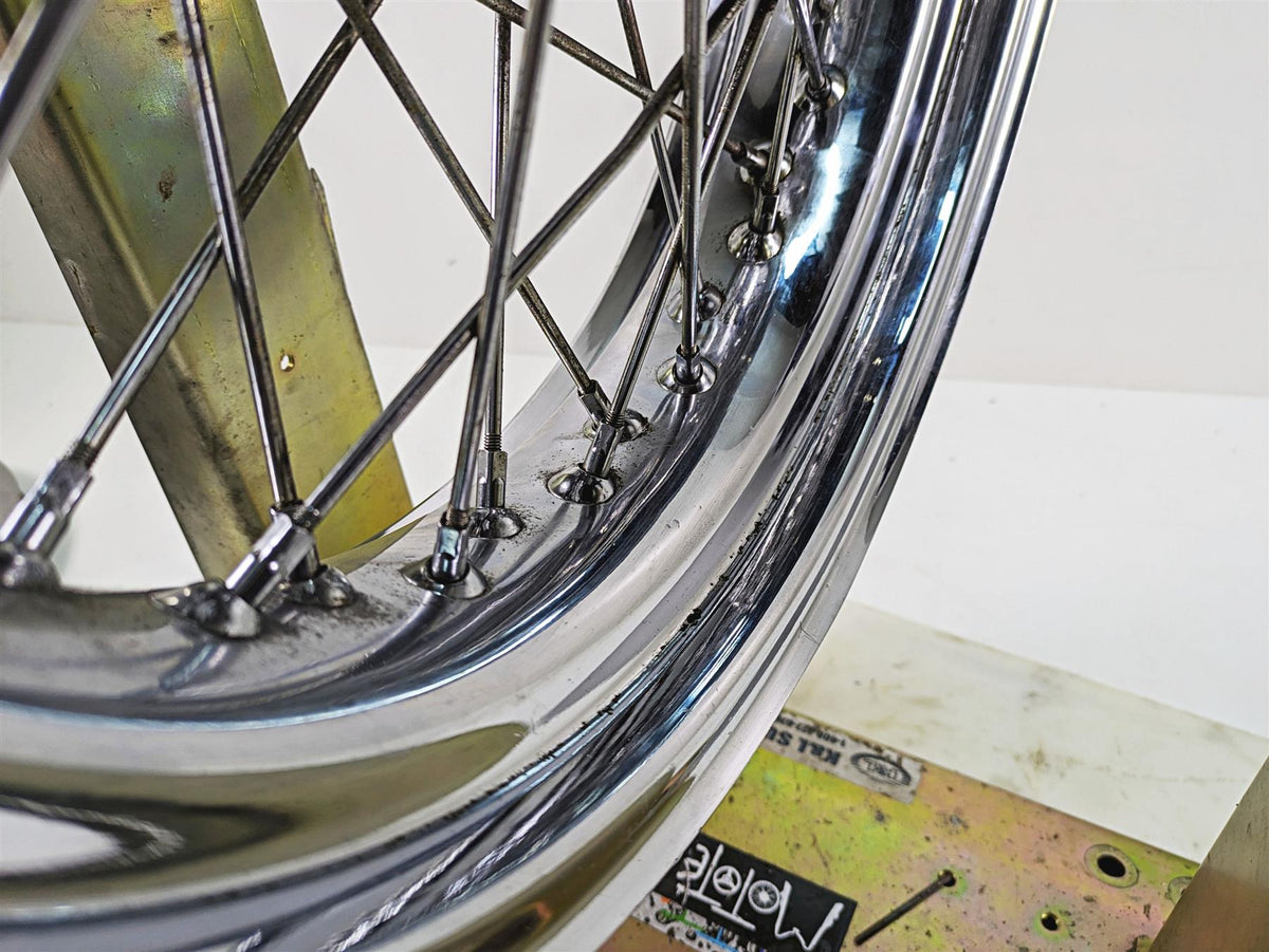 2009 Harley FXDC Dyna Super Glide Custom 17x4.5 Rear Wheel Spoke Rim 40979-08A {{ shop.shopifyCountryName }} - Mototech271
