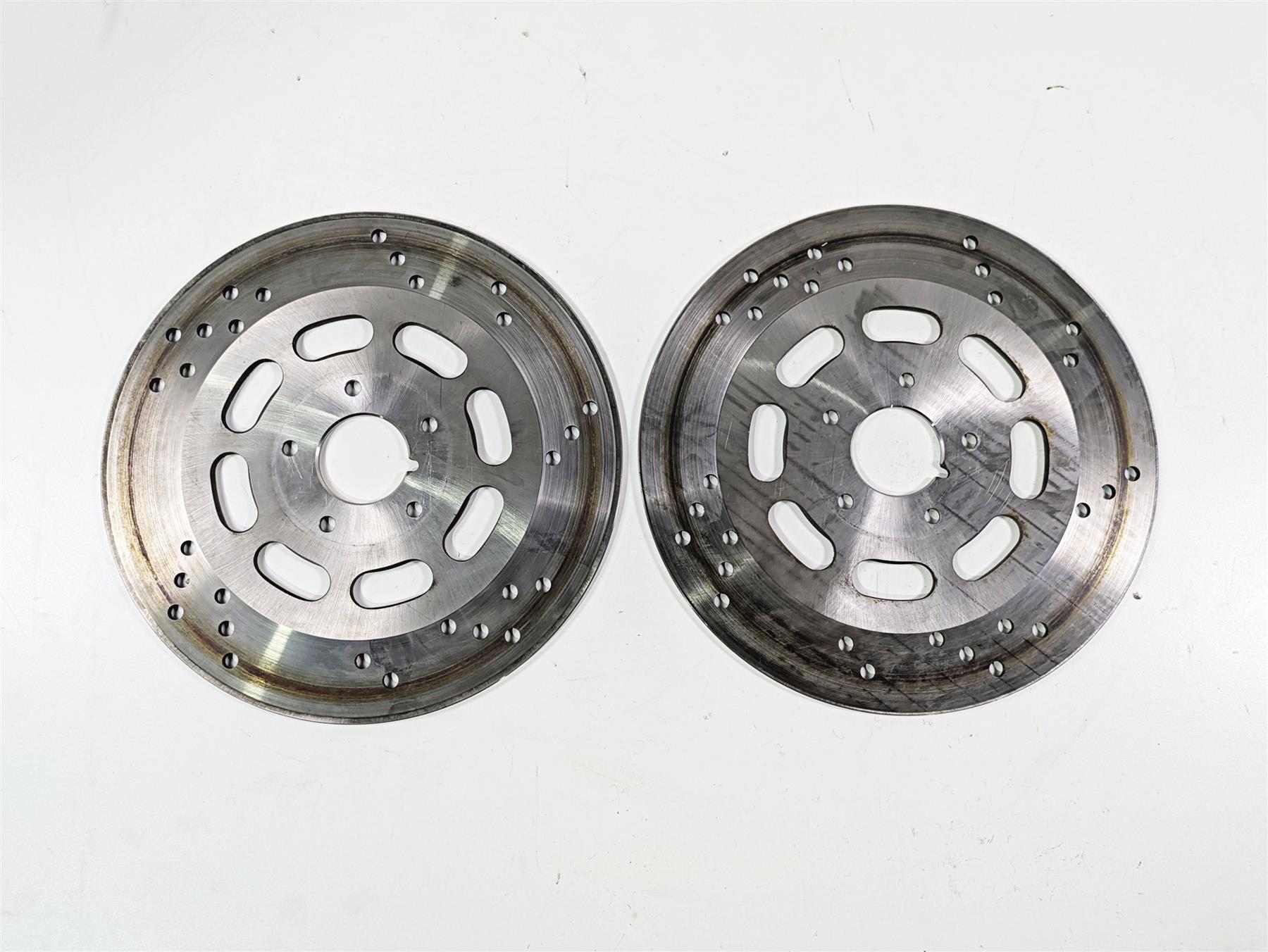 1999 Harley Touring FLHTCUI E-Glide Front Brake Rotor Disc Set 44136-92 {{ shop.shopifyCountryName }} - Mototech271