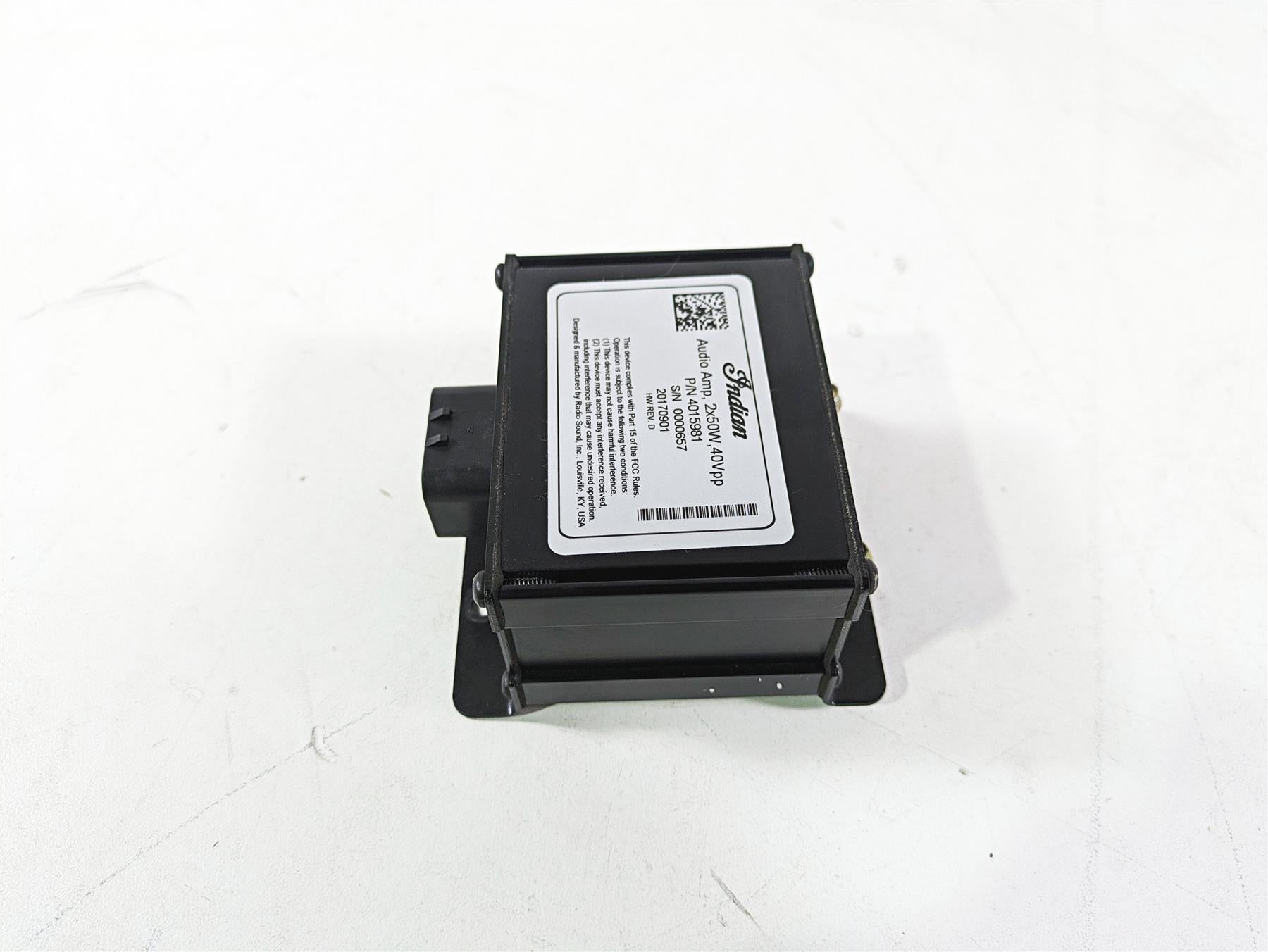 2018 Indian Chieftain Dark Horse Saddlebag Amp Amplifier Audio Module 4015981 {{ shop.shopifyCountryName }} - Mototech271