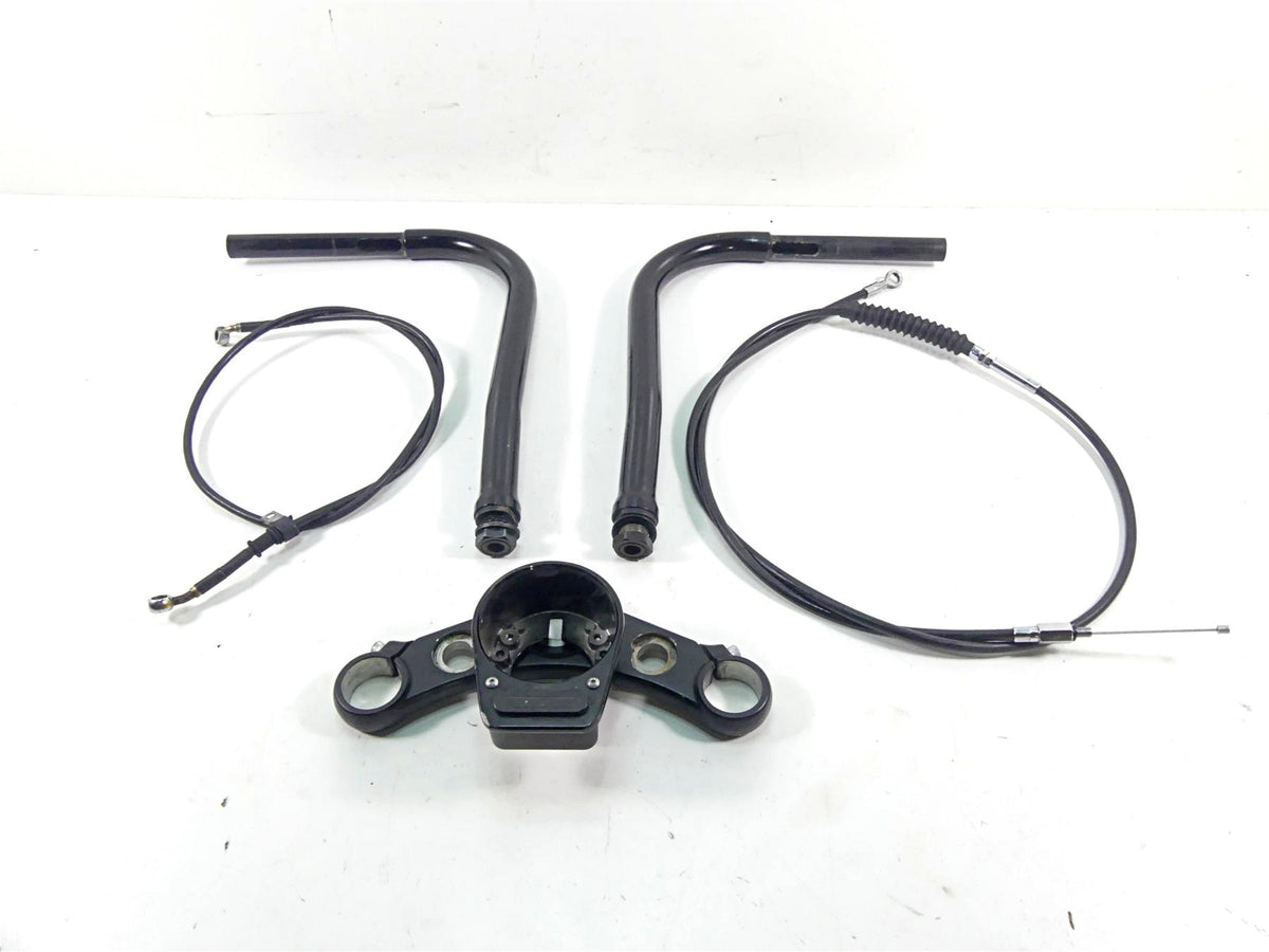 2011 Harley Softail FXS Blackline 16" Ape Hanger Handlebar Triple Tree Set Read {{ shop.shopifyCountryName }} - Mototech271