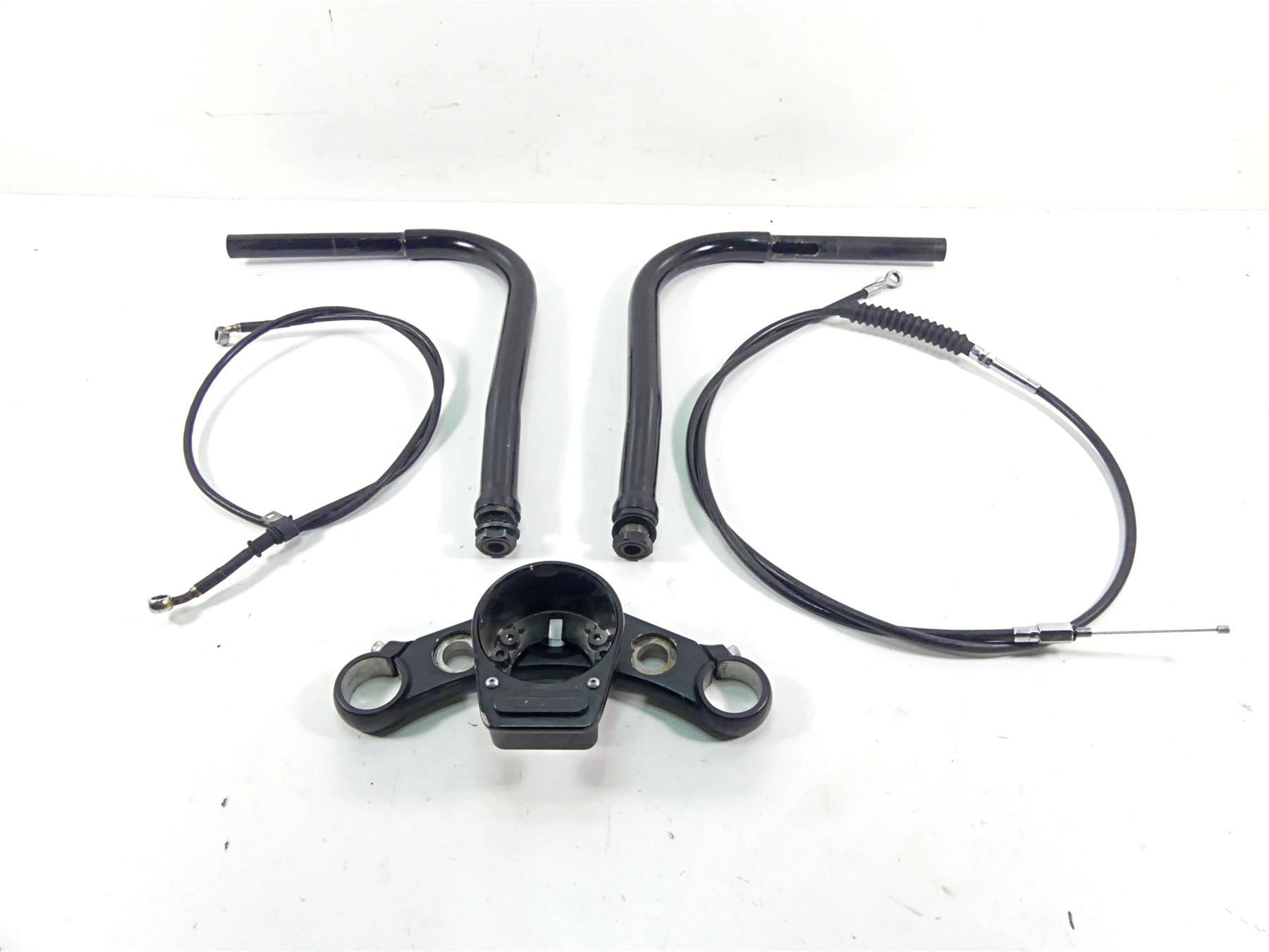 2011 Harley Softail FXS Blackline 16" Ape Hanger Handlebar Triple Tree Set Read {{ shop.shopifyCountryName }} - Mototech271