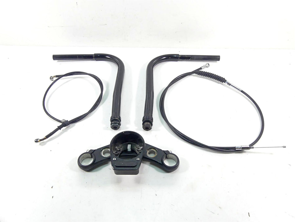 2011 Harley Softail FXS Blackline 16" Ape Hanger Handlebar Triple Tree Set Read {{ shop.shopifyCountryName }} - Mototech271