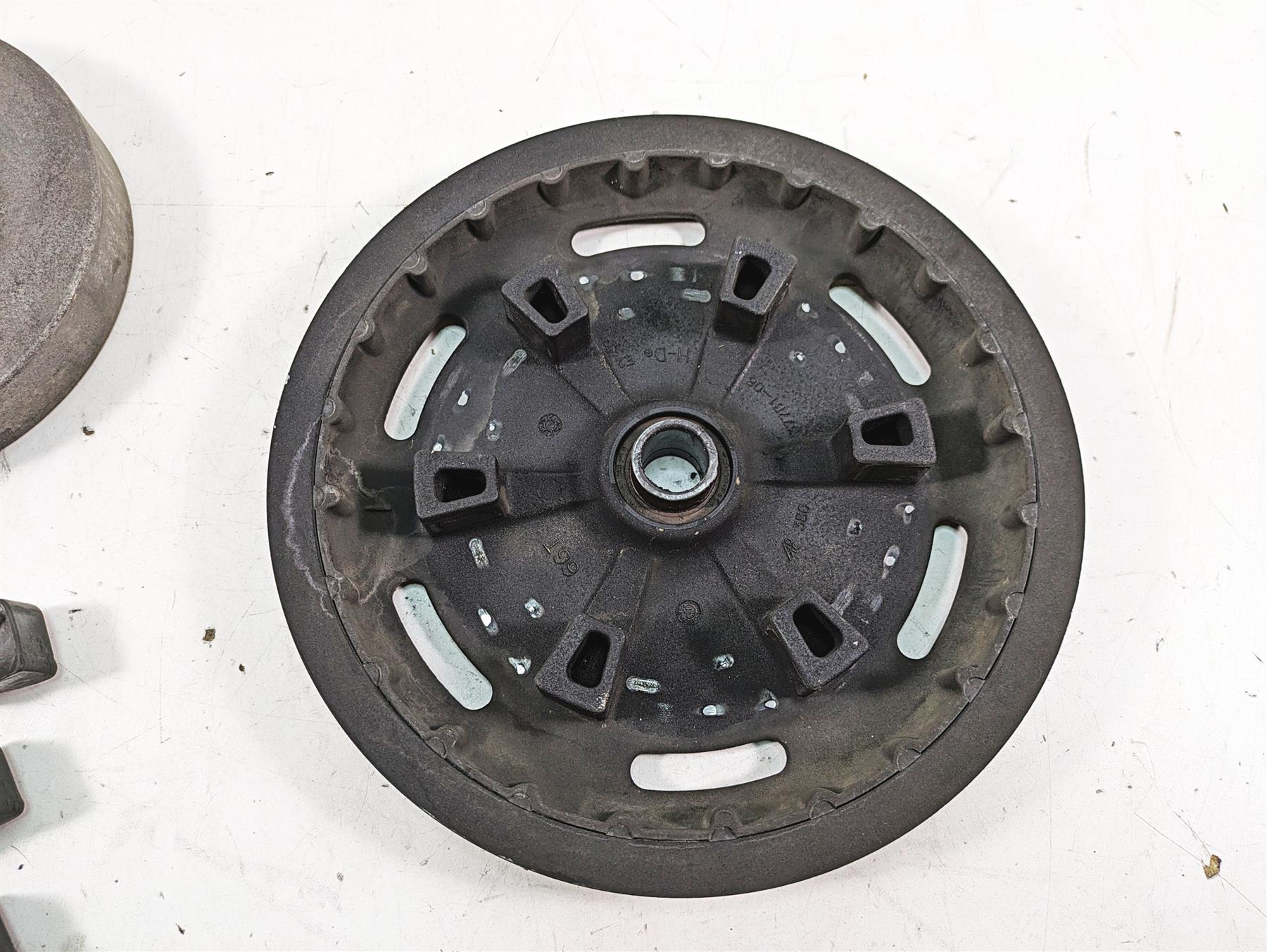 2008 Harley FLHTCU Electra Glide Rear Drive Belt Pulley 66T 1" + Mount 37781-08 {{ shop.shopifyCountryName }} - Mototech271