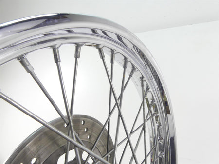 1993 Harley FXSTS Softail Springer Front Chrome Spoke Wheel Rim 21x2.15 43676-88 {{ shop.shopifyCountryName }} - Mototech271
