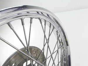1993 Harley FXSTS Softail Springer Front Chrome Spoke Wheel Rim 21x2.15 43676-88