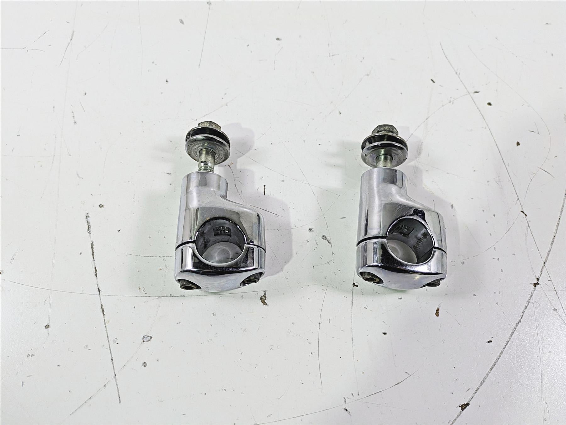 2007 Harley FXDWG Dyna Wide Glide Handlebar Riser Holder Clamp Mount 56613-06 {{ shop.shopifyCountryName }} - Mototech271