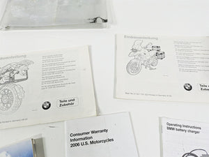 2006 BMW R1200GS K255 Adv Owners Manual & Documents Set 014776899307