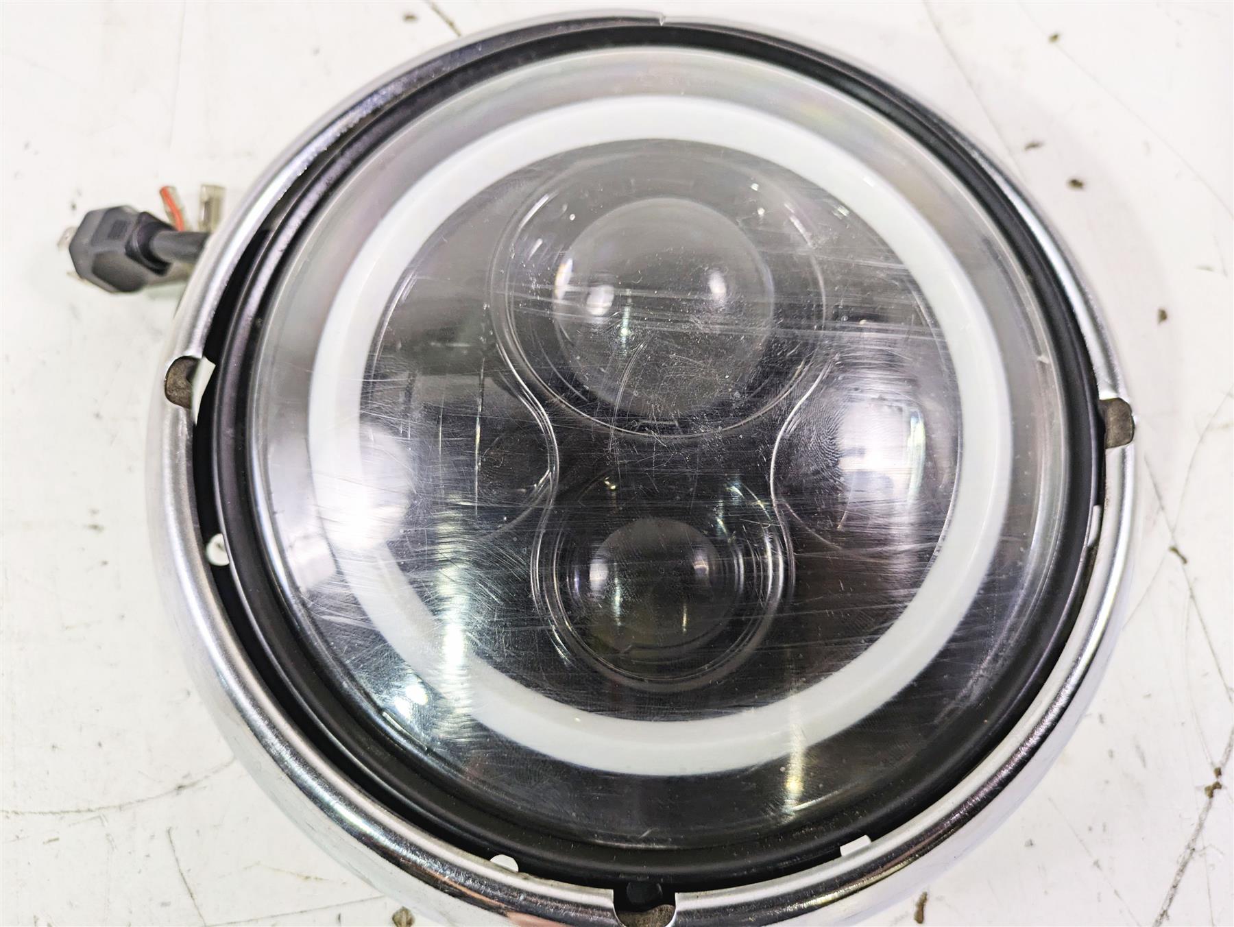2003 Harley Touring FLHTCUI E-Glide 100th Led Headlight Head Lamp Light {{ shop.shopifyCountryName }} - Mototech271