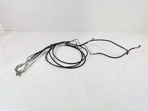 2015 Harley Touring FLHTKL Electra Glide Front Abs Brake Line Hose Set 41800544