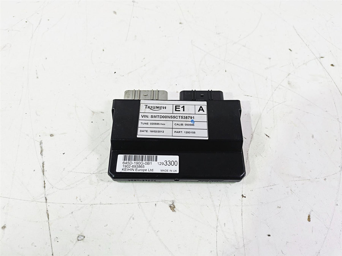 2012 Triumph Daytona 675 Cdi Ecu Ecm Engine Control Module T1293300 T1293155 {{ shop.shopifyCountryName }} - Mototech271