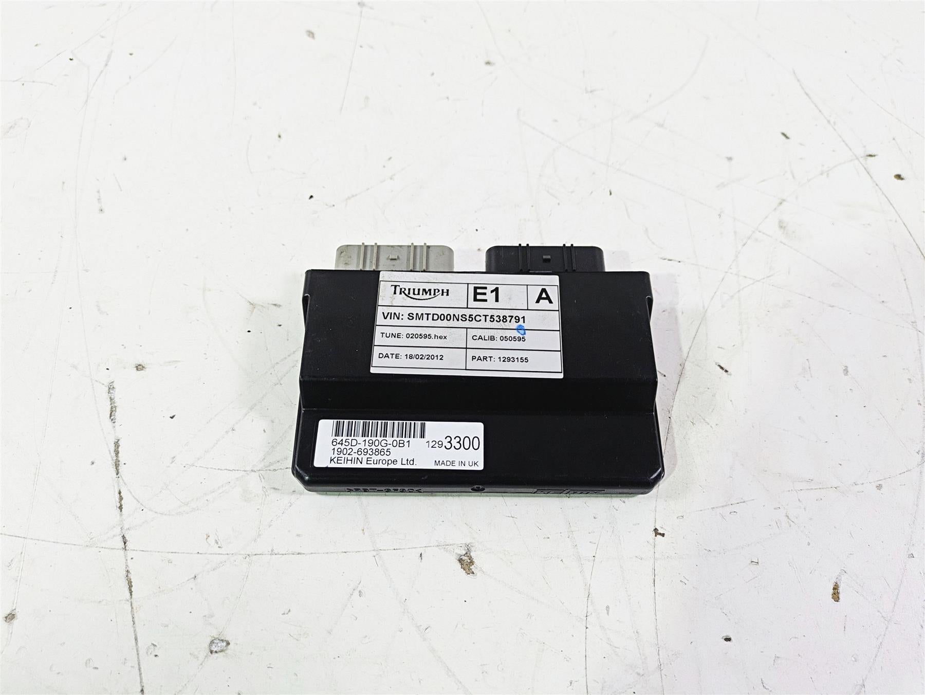 2012 Triumph Daytona 675 Cdi Ecu Ecm Engine Control Module T1293300 T1293155 {{ shop.shopifyCountryName }} - Mototech271