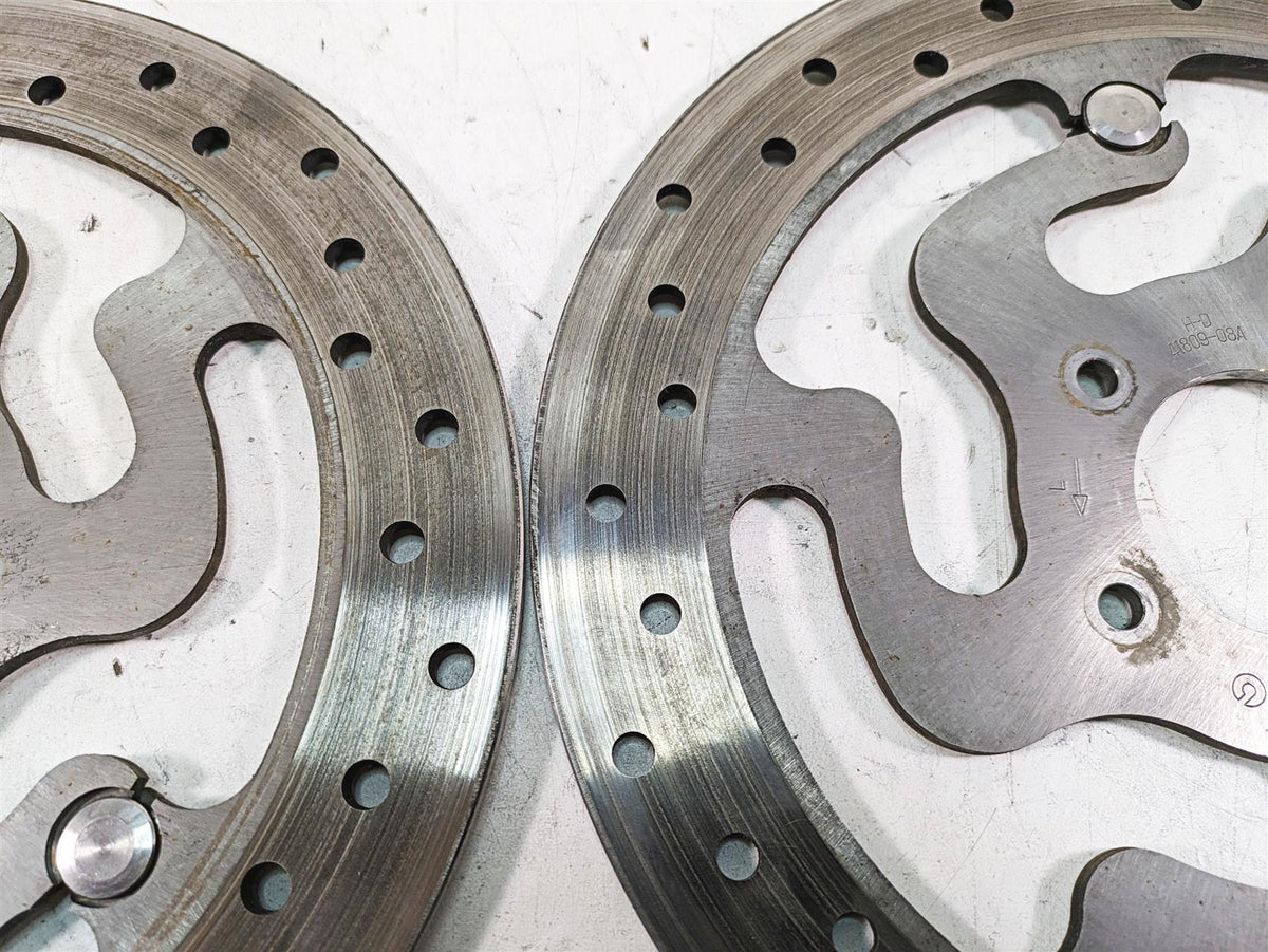 2010 Harley Touring FLHTCU Electra Glide Brembo Front Brake Rotor Set 41808-08A {{ shop.shopifyCountryName }} - Mototech271