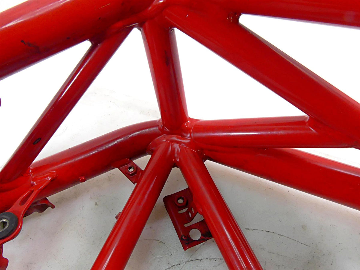 2012 Ducati Monster 1100 EVO Straight Red Main Frame Chassis 47021965AA {{ shop.shopifyCountryName }} - Mototech271