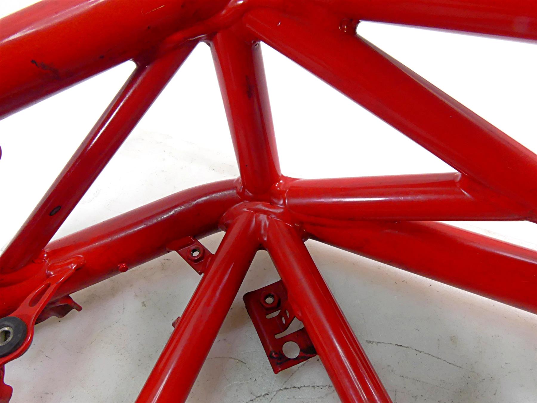 2012 Ducati Monster 1100 EVO Straight Red Main Frame Chassis 47021965AA {{ shop.shopifyCountryName }} - Mototech271