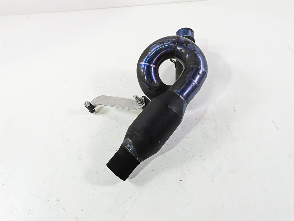 Motorcycle Used Aftermarket Loop Exhaust Mid Pipe Under Belly {{ shop.shopifyCountryName }} - Mototech271