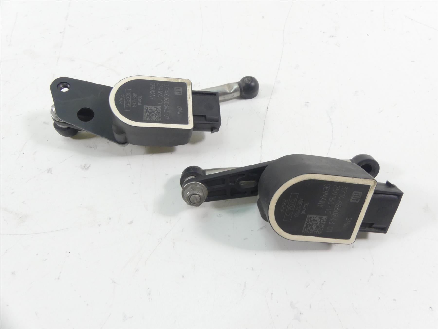 2015 BMW K1600GT K48 Front Rear Bike Height Level Sensor Set 37146860843