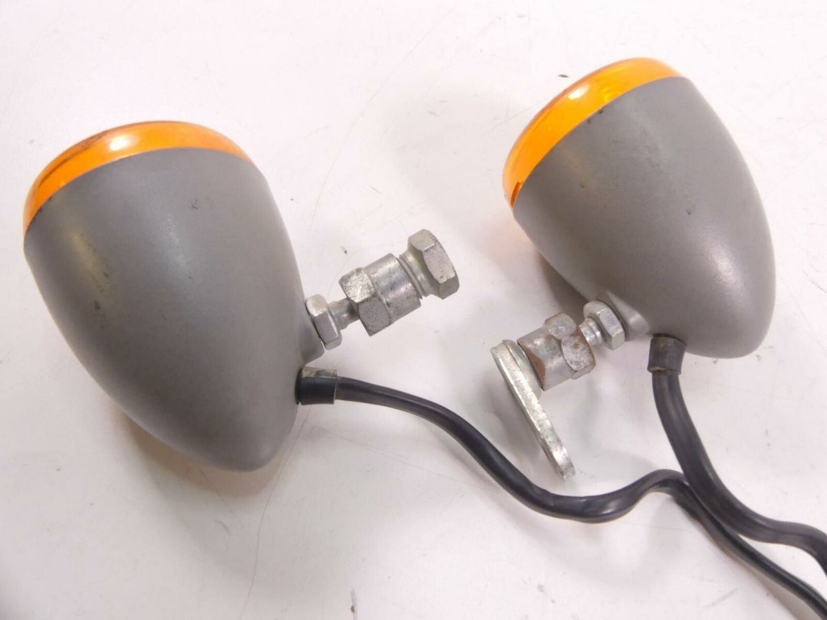 2009 Harley FXCW Softail Rocker Front Blinker Turn Signal Set - Read 69965-08 {{ shop.shopifyCountryName }} - Mototech271